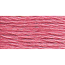 DMC 117-899 Hilo de algodón bordado de 6 hebras, rosa mediano, 8.7 yardas