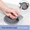 Hair Drain Catcher Bathtub, Shower, Sink Strainer, Reusable (Pack of