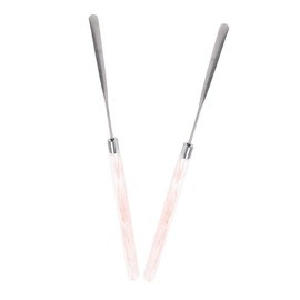 Mikinona 2pcs Mini Makeup Spatula Tool Versatile Foundation Makeup Stirring Rod for Beauty Skincare