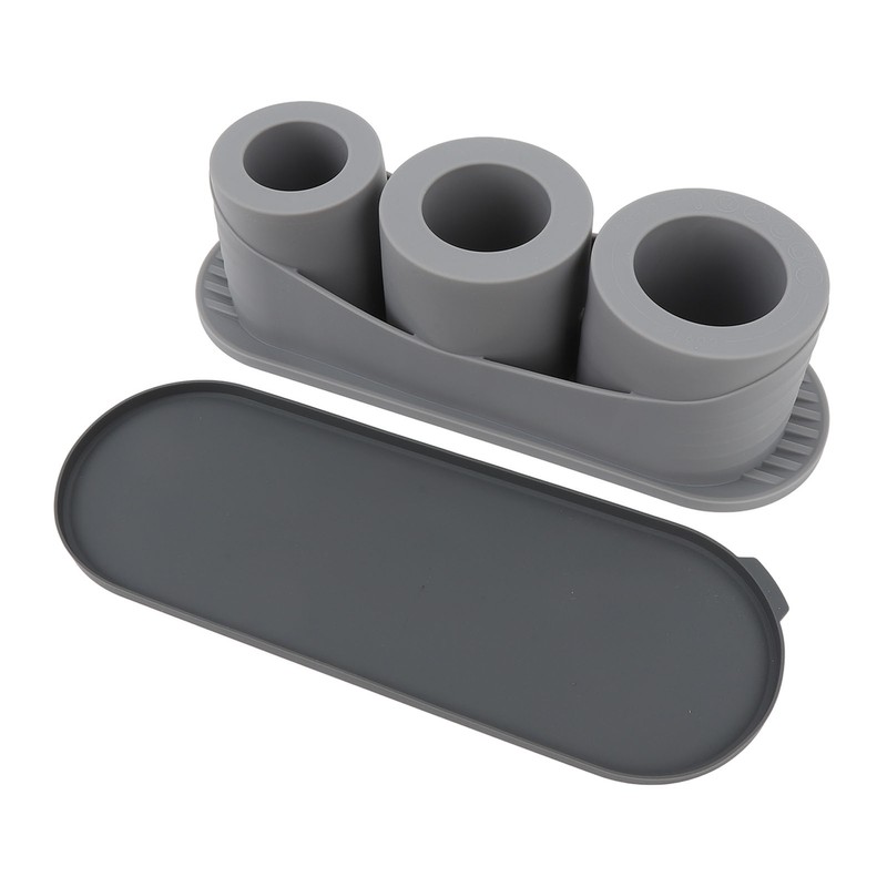 Hollow Cylinder Ice Cube Tray Quick Release Silicone High Low