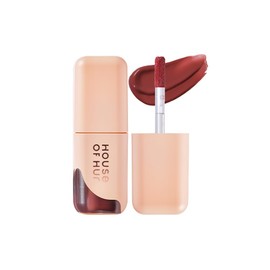 House of Hur Glowy Ampoule Tint with Honey & Vitamins | Hydrating & Vibrant Lip Color (4 Colors) (Brown Red)