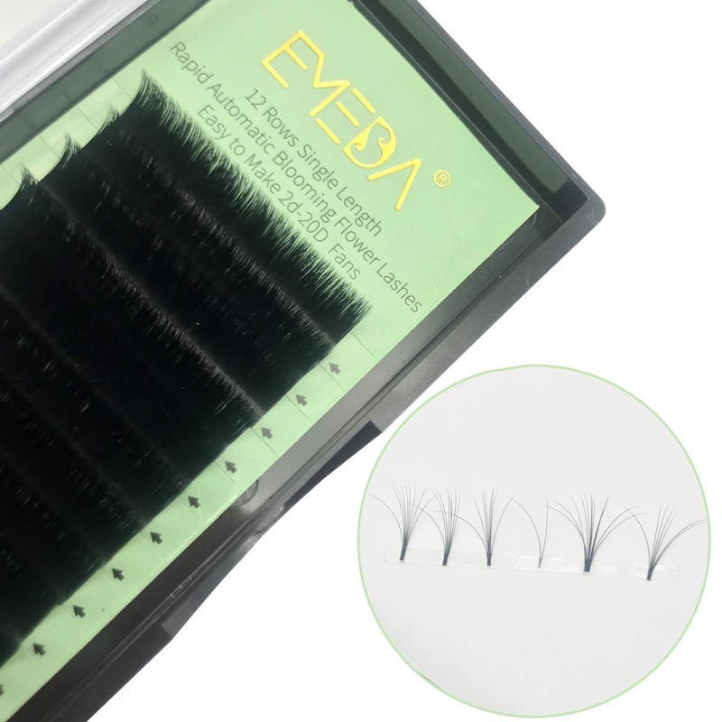 Emeda A Second Flower Eyelash Extension C D Curl, 0.07