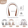 Wzttdm 8Pcs PU Leather Straps for Handbag, Handbag Handle Belt,