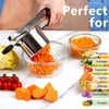 KAYCROWN Potato Ricer, Heavy Duty Stainless Steel Potato Masher and