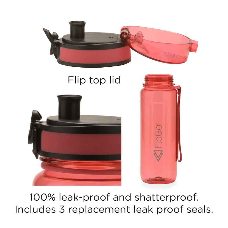 FloGo 350ml Water Bottle (Pink)