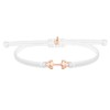 SAILBRACE Elevate Gym Bracelet White/Rose Gold, Polyester