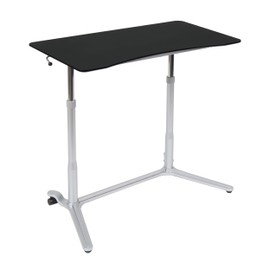 Calico Designs 51230 Sierra Height Adjustable Desk, Silver/Black 37.5 Inch