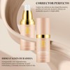 Base De Maquillaje Líquida 4 En 1, Cobertura Media Con