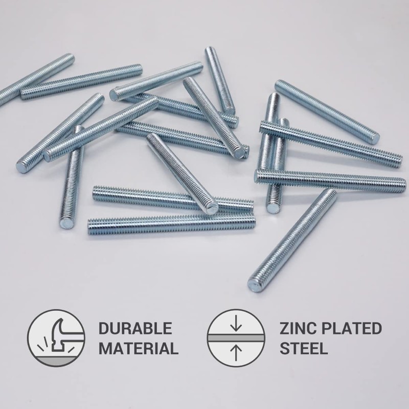 Marcopol M8 x 80 mm Zinc Plated Carbon Steel Fully