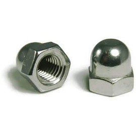 4-40 Acorn Cap Nuts, 18-8 Stainless Steel, Plain Finish, Qty 25 - by Fastener Depot, LLC