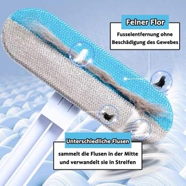GIBZ Doppelte Verwendung Tierhaare Entferner BüRste FusselbüRste Katzenhaare Abnehmbare und Wiederverwendbare Mehrzweck-ReinigungsbüRste Zur Entfernung Von Hunde Katzenhaaren Multifunktionale