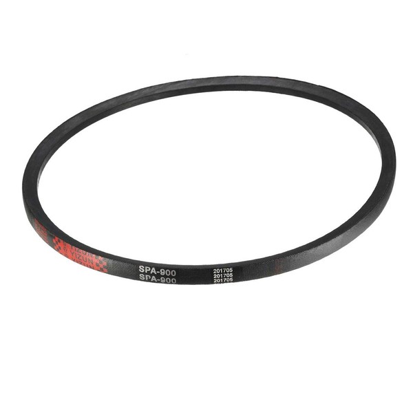 sourcing map SPA-900 Drive V-Belt Pitch Industrial Rubber Transmission Belt