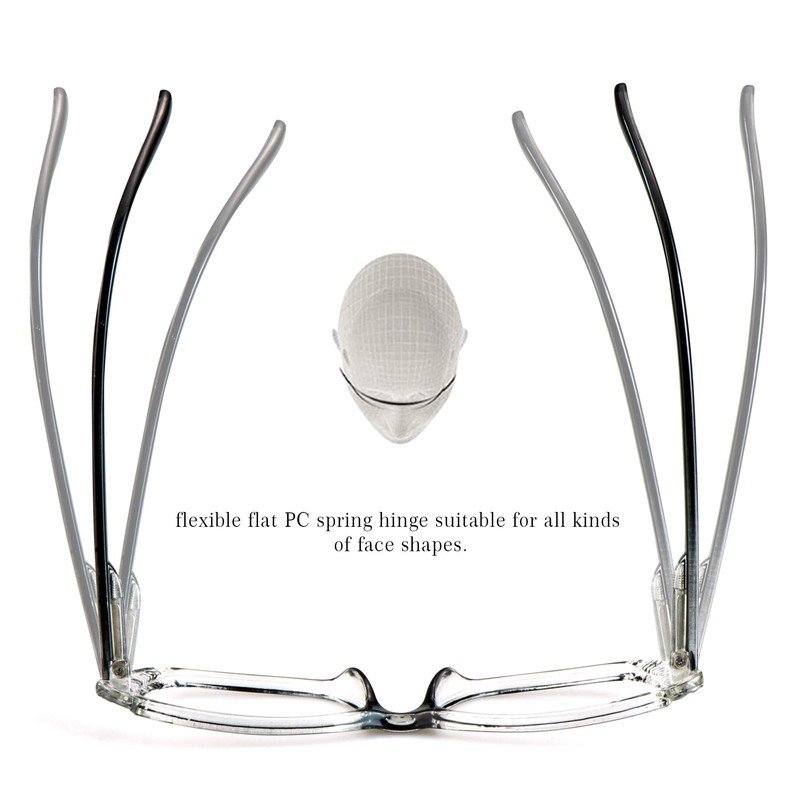 LifeArt 5 Pairs Reading Glasses, Blue Light Blocking Glasses, Computer