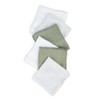Little Bamboo Muslin Baby Face Washer Cloths 6 Pack -