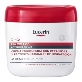 EUCERIN PH5 Advanced Repair Crema Corporal para Piel Muy Seca 450ml Enriquecida con Ceramidas y Factores Naturales de Hidratación