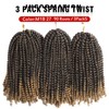 10 Inch Spring Twist Crochet Braids Hair for Butterfly Locs