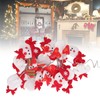 Snowman String Lights Cute Snowman Design 6.6ft Long Remote Control