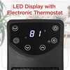 BLACK+DECKER Oscillating Space Heater, Portable Heater with Remote Control, Ceramic