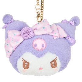 Sanrio Face-Shaped Pass Case (Dolly Rose) Kuromi 466697
