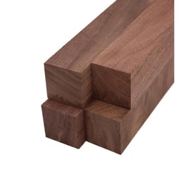 Walnut Turning Blank Squares - 1.5" x 1.5" (4 Pcs) - Size: 1.5" x 1.5" x 6"