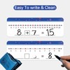 Dinggaogao 10Packs Numbers Line Dry Erase Board Cards, Double Sided