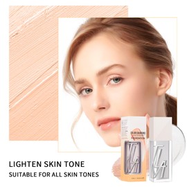 Colour Changing Foundation, Foundation for Mature Skin, Face Foundations, Moisturises Skin, SPF 15, Creates a Natural, Flawless Makeup, Waterproof and Sweatproof, Suitable for Many Skin Tones, 35ml
