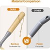 SOVYOULIVE 2 Pack Kitchen Dish Brushes with Bamboo Handle and