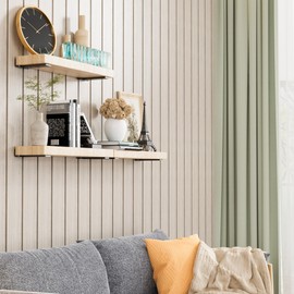 Hidden L Floating Shelf Brackets 6 Inch, 6 Pack Heavy Duty Shelf Brackets Industrial Wall Mounted, Rustic Black Shelf Brackets with Modern Iron Finish