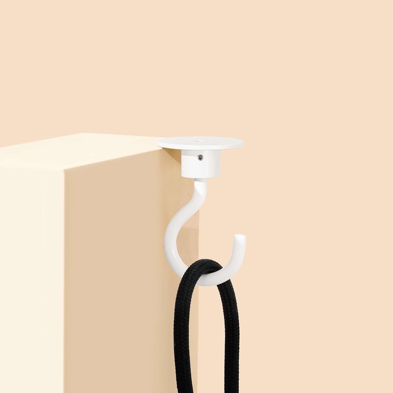 Relight Hook Up Ceiling Hook Brass White - Pack of