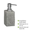 Wenko "Granit Soap Dispenser, Grey