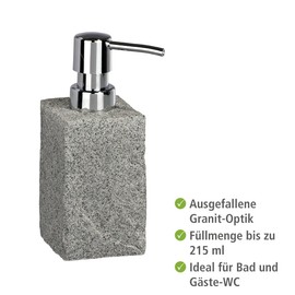 Wenko "Granit Soap Dispenser, Grey