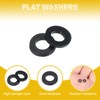 PATIKIL M3 Nylon Flat Washers, 120 Pcs 3mm ID 6mm
