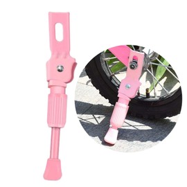 F Fityle Kids Bike Kickstand Foot Kick Stand Bikes Support Racks, Replacement Outdoor Mountain Bike Rear Mount Side Kickstand, pink 16inch