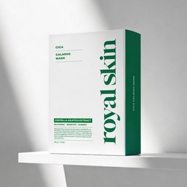 Royal Skin Cica Calming Mask Pack Men's Face Pack Centella Madecassoside Skin Calming 10 packs, 1 box / 로얄스킨 시카 카밍 마스크팩 남자 얼굴팩 센텔라 마데카소사이드 피부진정 10개입, 1박스