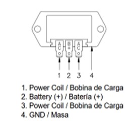 Aramox -Voltage Regulator Rectifier Replacement for 8-25HP Motors with 15A Alternators OEM: 4140309/4140305/21066-7017 Rectifier