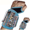 2pcs Magnetic Wristband with Super Strong Magnets Holds Screws, Nails,