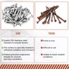Blulu 100 Pcs 1/4"-20 Hurricane Shutter Bolts, Sidewalk Screws Bolts,