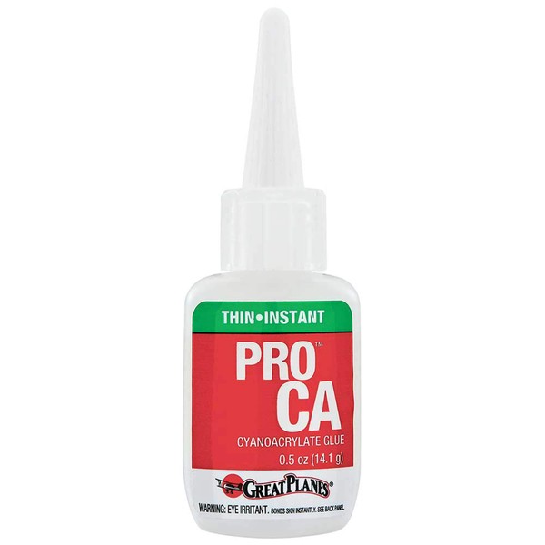 Great Planes Pro CA Glue Thin 1/2 oz GPMR6001 Miscellaneous