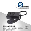 S/CONN Maximum Connectivity Scart Splitter Fully Connected Cable Splitter 2-Way