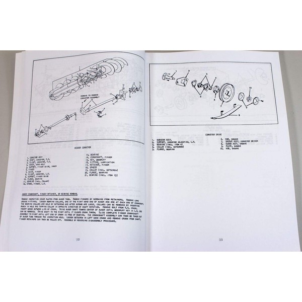 Allis Chalmers C C2 Cii Combines Diesel Service Shop Repair