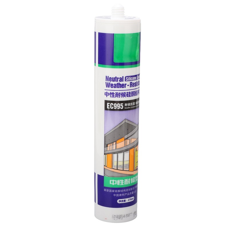 Silicone Sealant Waterproof Transparent Caulking Adhesive Cartridge RV Automotive Leak