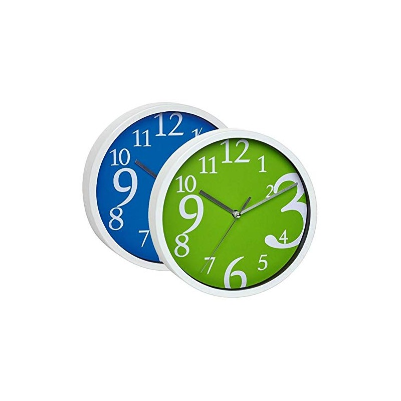 TFA Dostmann TFA 60.3034 Analogue Wall Clock with Silent Movement,
