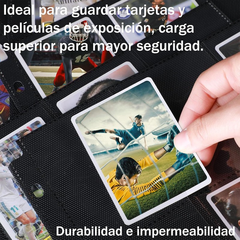 900 Bolsillos Protector de Cartas, Yeeclot 50 páginas Carpeta de