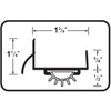 M-D Building Products 69562 48 in. Bronze Aluminum U-Shape Commercial