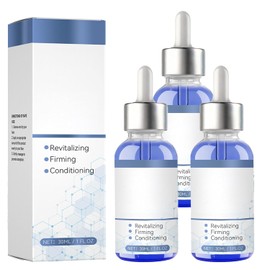 Face Serum, Skin Reviving Brightening Serum for Smooth Plump Radiant Skin. Lightweight, Hydrating, Evens Tone, Boosts Glow. Non-greasy, Fast-absorbing, Gentle for Daily Use. (3pcs)