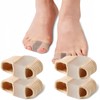 KUENZ 足指サポート 足指を広げる 足指サポーター お 睡眠足指ストレッチパッド、足指ストレッチパッド、ユニセックスで着脱が容易 2枚入り (S:2足組)