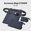 NORDKAMM Etamin Backpack Organiser, Set of 3, Backpack Accessories &