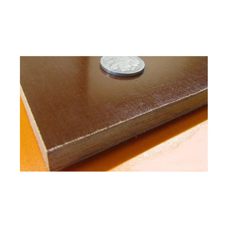 Micarta Canvas Phenolic CE Sheet .375" (3/8") Thick x 12"
