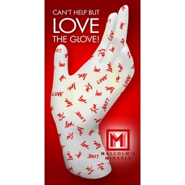 Malcolm's Miracle Love Moisturizing Gloves - Guaranteed for Two Years - Made in The USA (Medium)