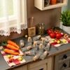10Pcs Dollhouse Glass Jars Miniature: 1/12 Scale Glass Bottles Food